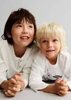 Dzieci MANGO Piżamy*Długa piżama w paski