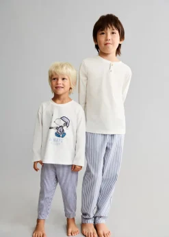 Dzieci MANGO Piżamy*Długa piżama w paski