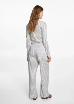MANGO Piżamy*Długa piżama w paski