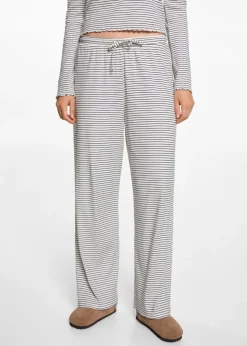 MANGO Piżamy*Długa piżama w paski