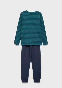 Dzieci MANGO Piżamy*Długa piżama w paski