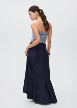 MANGO Spódnice*Długa plisowana spódnica