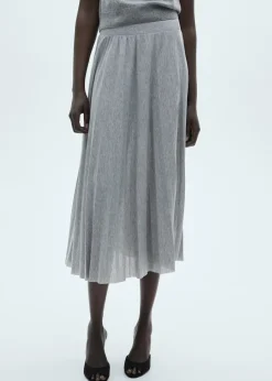 MANGO Spódnice*Długa plisowana spódnica