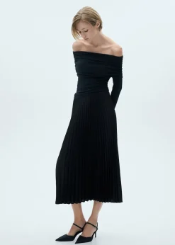 MANGO Spódnice*Długa plisowana spódnica