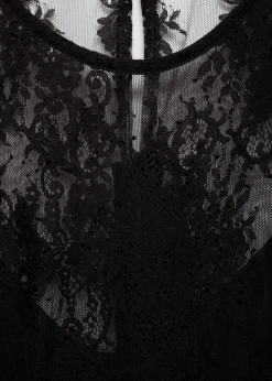 MANGO Sukienki I Kombinezony*Długa półprzezroczysta sukienka z koronki