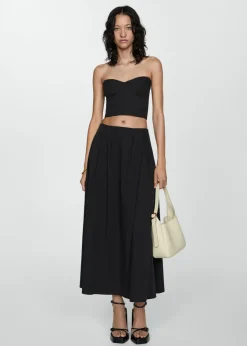 MANGO Spódnice*Długa spódnica o rozszerzanym kroju