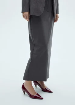 MANGO Spódnice*Długa spódnica ołówkowa z rozcięciem