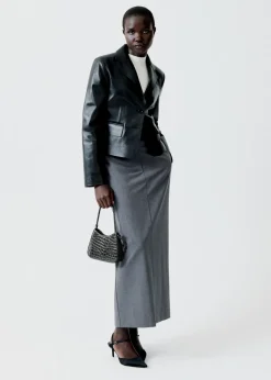 MANGO Spódnice*Długa spódnica ołówkowa z rozcięciem