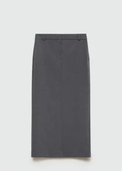 MANGO Spódnice*Długa spódnica ołówkowa z rozcięciem