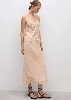 MANGO Spódnice*Długa spódnica w kwiaty