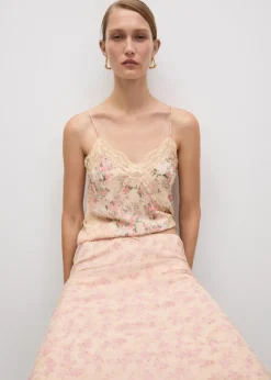 MANGO Spódnice*Długa spódnica w kwiaty