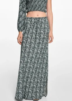 MANGO Spódnice*Długa spódnica w kwiaty