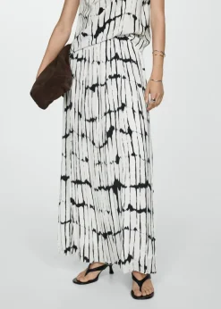 MANGO Spódnice*Długa spódnica w paski