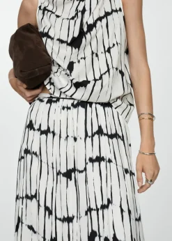 MANGO Spódnice*Długa spódnica w paski