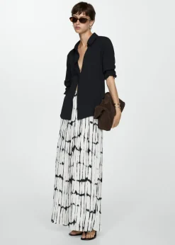 MANGO Spódnice*Długa spódnica w paski