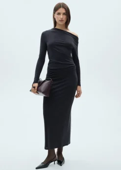 MANGO Spódnice*Długa spódnica z dzianiny