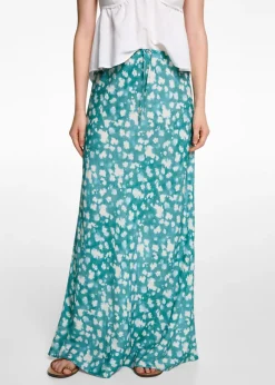 MANGO Spódnice*Długa spódnica ze wzorem tie-dye