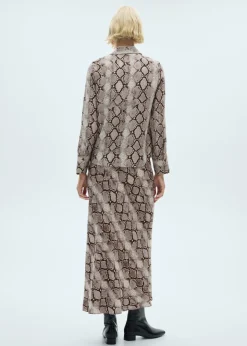 MANGO Spódnice*Długa spódnica ze zwierzęcym wzorem