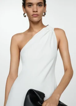 MANGO Sukienki I Kombinezony*Długa sukienka na jedno ramię