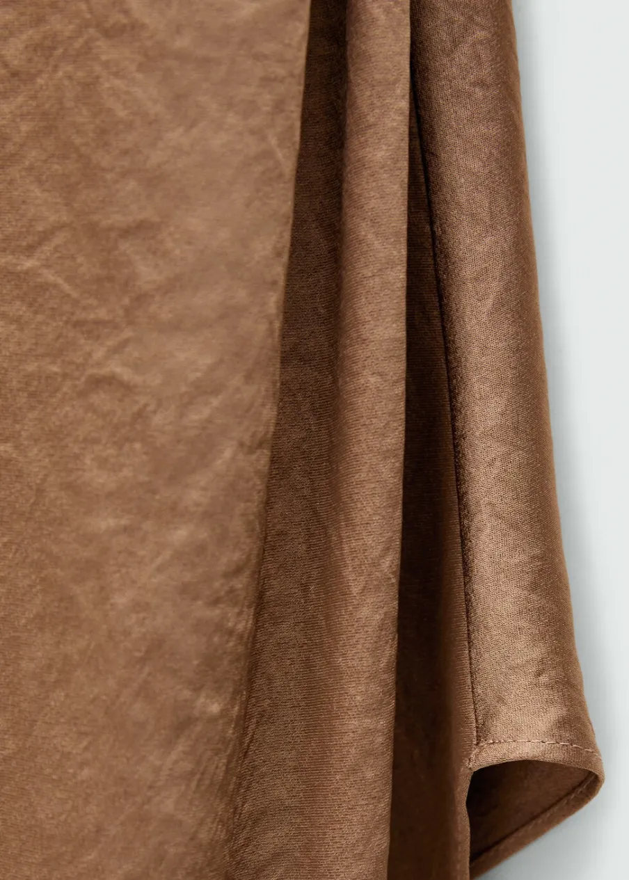 MANGO Sukienki I Kombinezony*Długa sukienka o asymetrycznym kroju z peleryną