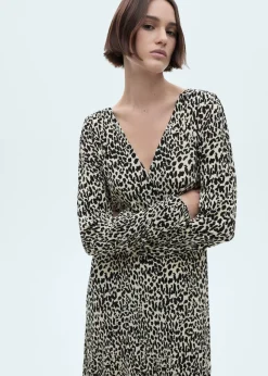 MANGO Sukienki I Kombinezony*Długa sukienka w cętki