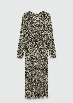MANGO Sukienki I Kombinezony*Długa sukienka w cętki