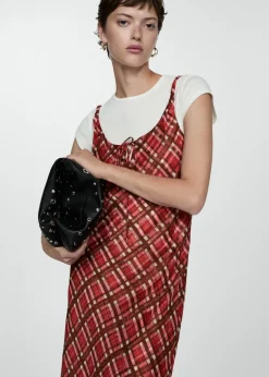 MANGO Sukienki I Kombinezony*Długa sukienka w kratkę