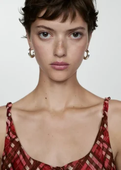 MANGO Sukienki I Kombinezony*Długa sukienka w kratkę