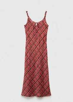 MANGO Sukienki I Kombinezony*Długa sukienka w kratkę