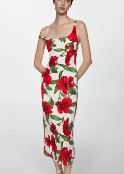 MANGO Sukienki I Kombinezony*Długa sukienka w kwiaty