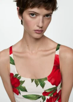 MANGO Sukienki I Kombinezony*Długa sukienka w kwiaty