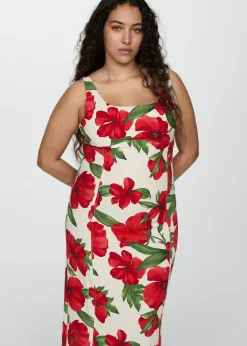 MANGO Sukienki I Kombinezony*Długa sukienka w kwiaty