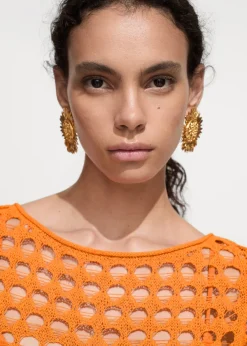 MANGO Sukienki I Kombinezony*Długa sukienka z ażurowej dzianiny