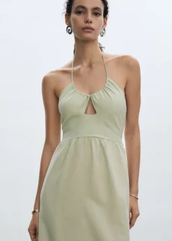 MANGO Sukienki I Kombinezony*Długa sukienka z dekoltem halter
