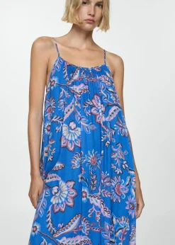 MANGO Sukienki I Kombinezony*Długa sukienka z nadrukiem w kwiaty