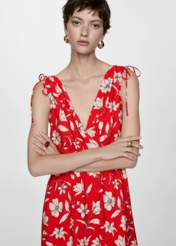 MANGO Sukienki I Kombinezony*Długa sukienka ze wzorem