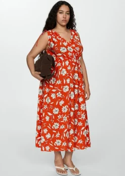 MANGO Sukienki I Kombinezony*Długa sukienka ze wzorem