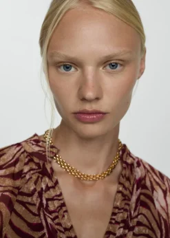 MANGO Sukienki I Kombinezony*Długa sukienka ze wzorem