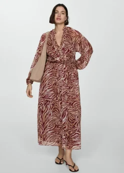 MANGO Sukienki I Kombinezony*Długa sukienka ze wzorem