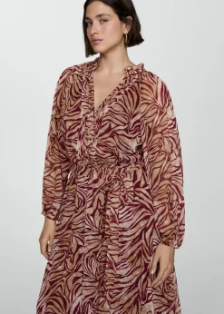 MANGO Sukienki I Kombinezony*Długa sukienka ze wzorem