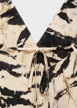 MANGO Sukienki I Kombinezony*Długa sukienka ze zwierzęcym wzorem