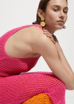 MANGO Sukienki I Kombinezony*Długa szydełkowa sukienka