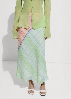 MANGO Spódnice*Długa wzorzysta spódnica