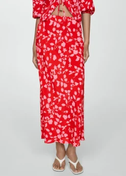 MANGO Spódnice*Długa wzorzysta spódnica
