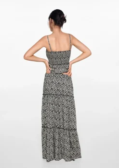 MANGO Spódnice*Długa wzorzysta spódnica