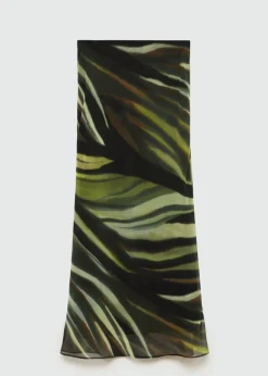 MANGO Spódnice*Długa wzorzysta spódnica