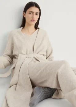 MANGO Piżamy|Piżamy*Długi kardigan z dzianiny