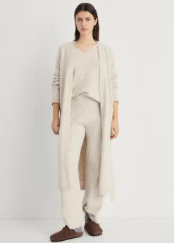 MANGO Piżamy|Piżamy*Długi kardigan z dzianiny