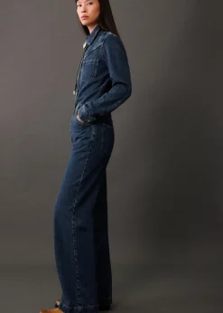 MANGO Sukienki I Kombinezony*Długi kombinezon dżinsowy