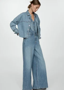 MANGO Sukienki I Kombinezony*Długi kombinezon dżinsowy